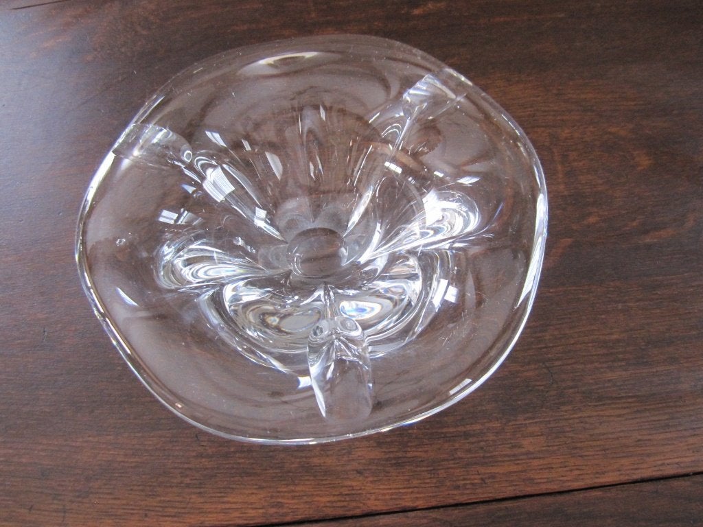 Prachtige cristal Val St Lambert asbak -zeldzaam groot, Verzenden