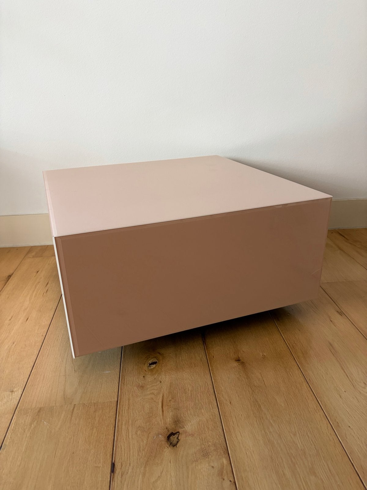HK Living block tafel 60x60 cm, Ophalen, Gebruikt, Vierkant, 50 tot 100 cm