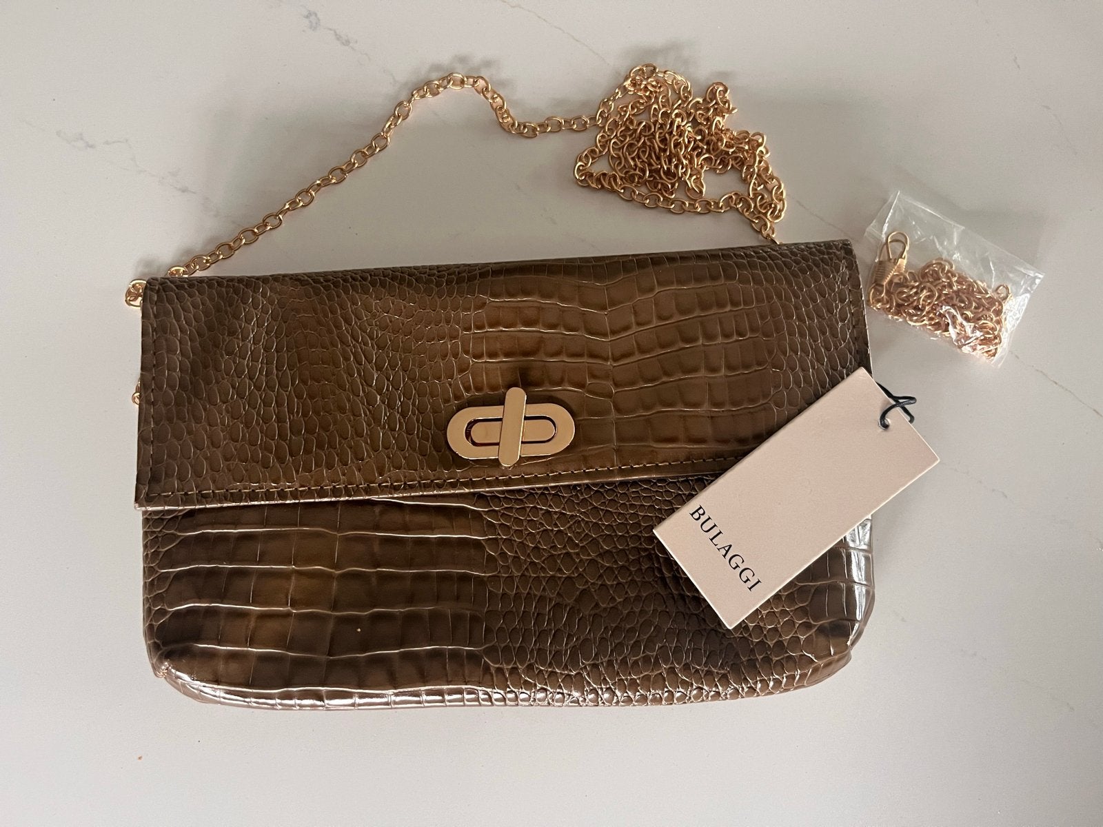 Bulaggi Avondtasje/Schoudertasje - Nieuw met label, Ophalen of Verzenden, Nieuw, Bruin, Avondtasje