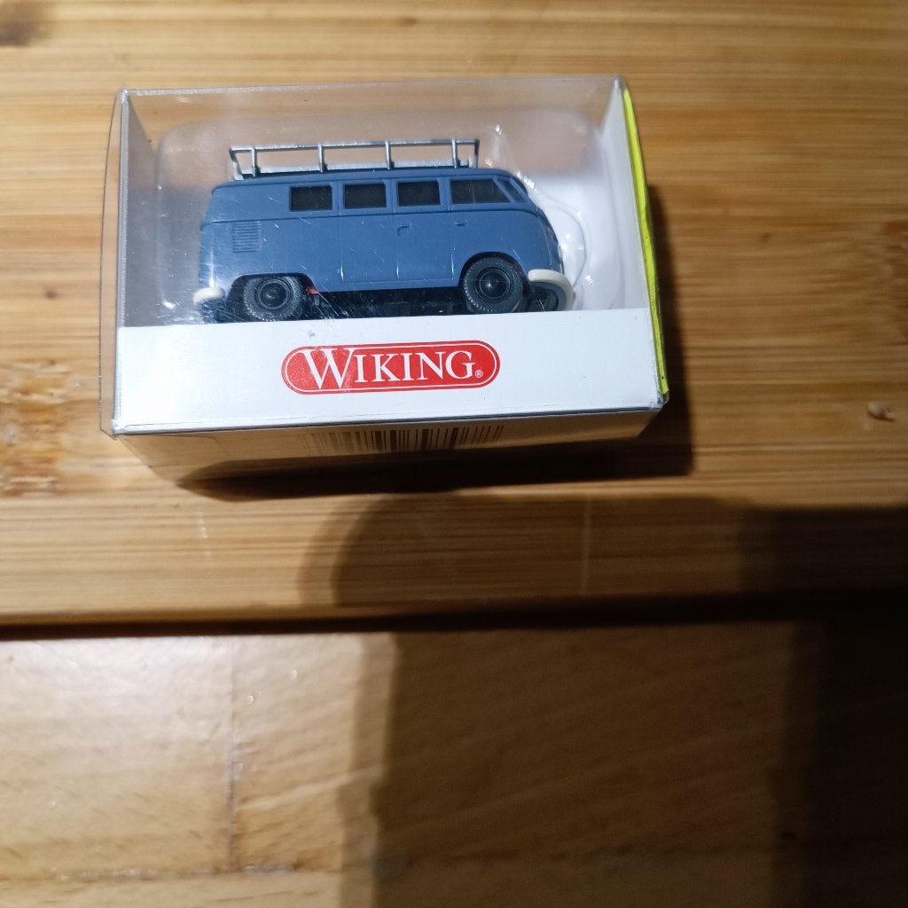 Wiking 0797 07 34 HO1:87 VW Bus T1 met dak drager, Ophalen of Verzenden, Nieuw, Auto, Wiking