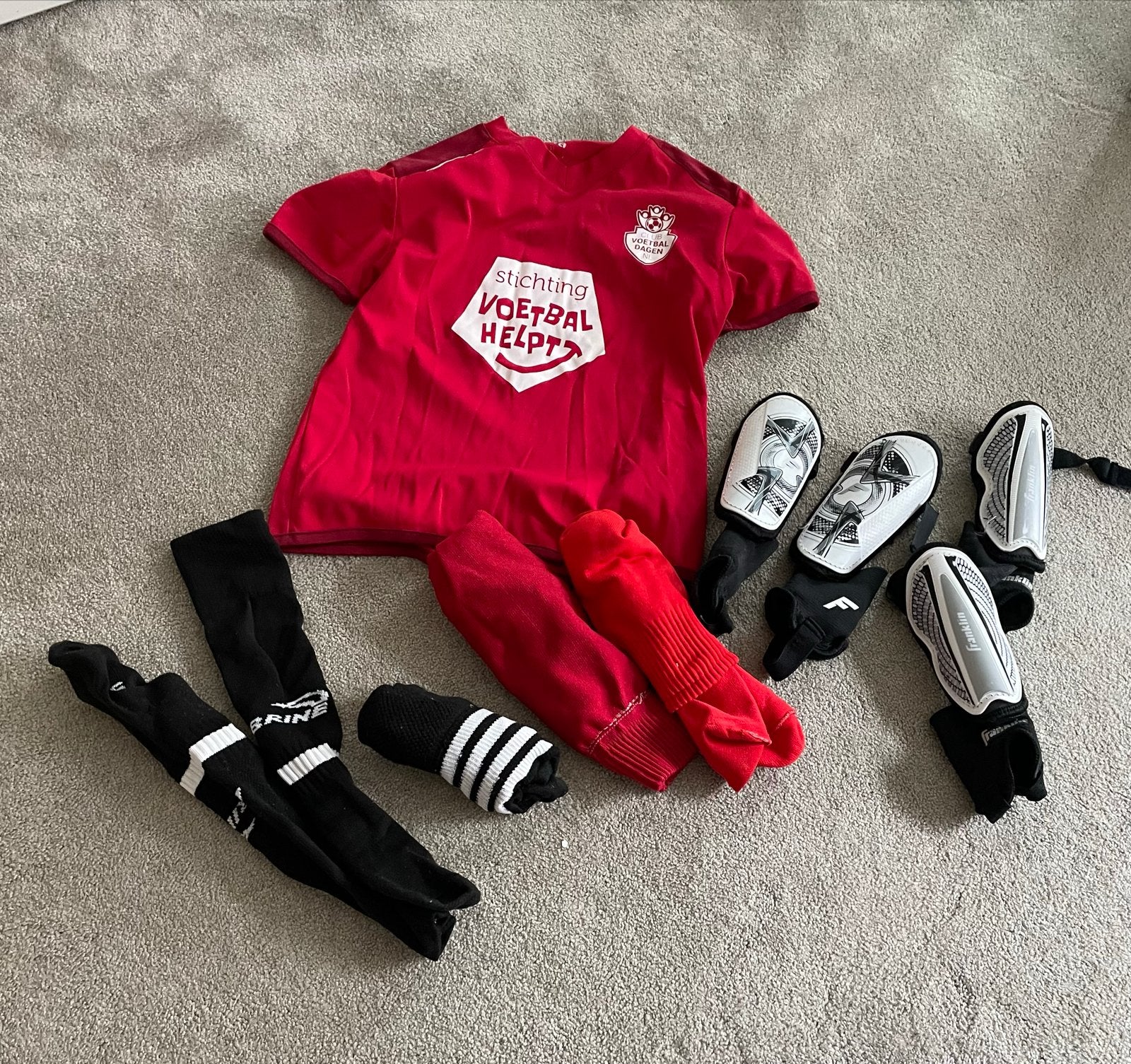 Sportkleding voor kinderen 8-12 jaar (voetbal, algemeen), Ophalen, Meerkleurig, Overige maten, Voetbal