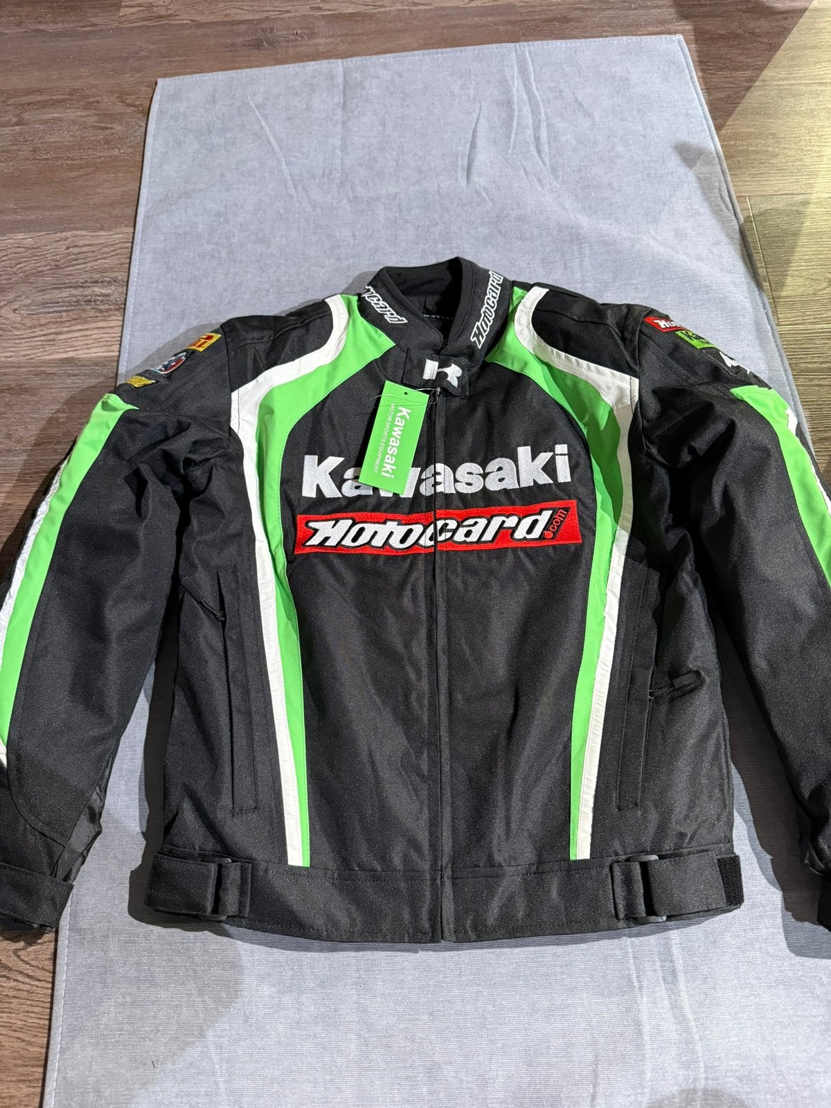 Kawasaki Classic Motorjas (Maat S) Vintage 4 Seasons, Motoren, Kleding | Motorkleding, Ophalen of Verzenden, Tweedehands, Dames