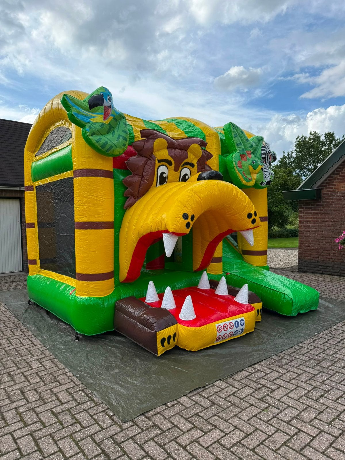 Springkussen jungle te huur, Ophalen of Verzenden, Zo goed als nieuw, Overige