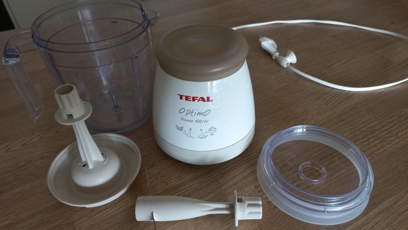 Te koop blender/keukenmixer Tefal Optimo power 400 w, Witgoed en Apparatuur, Ovens, Ophalen, Zo goed als nieuw, Minder dan 45 cm