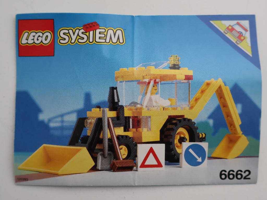 Lego Town Classic Town Construction 6662 Backhoe, Overige thema's, Lego, Compleet, Ophalen of Verzenden