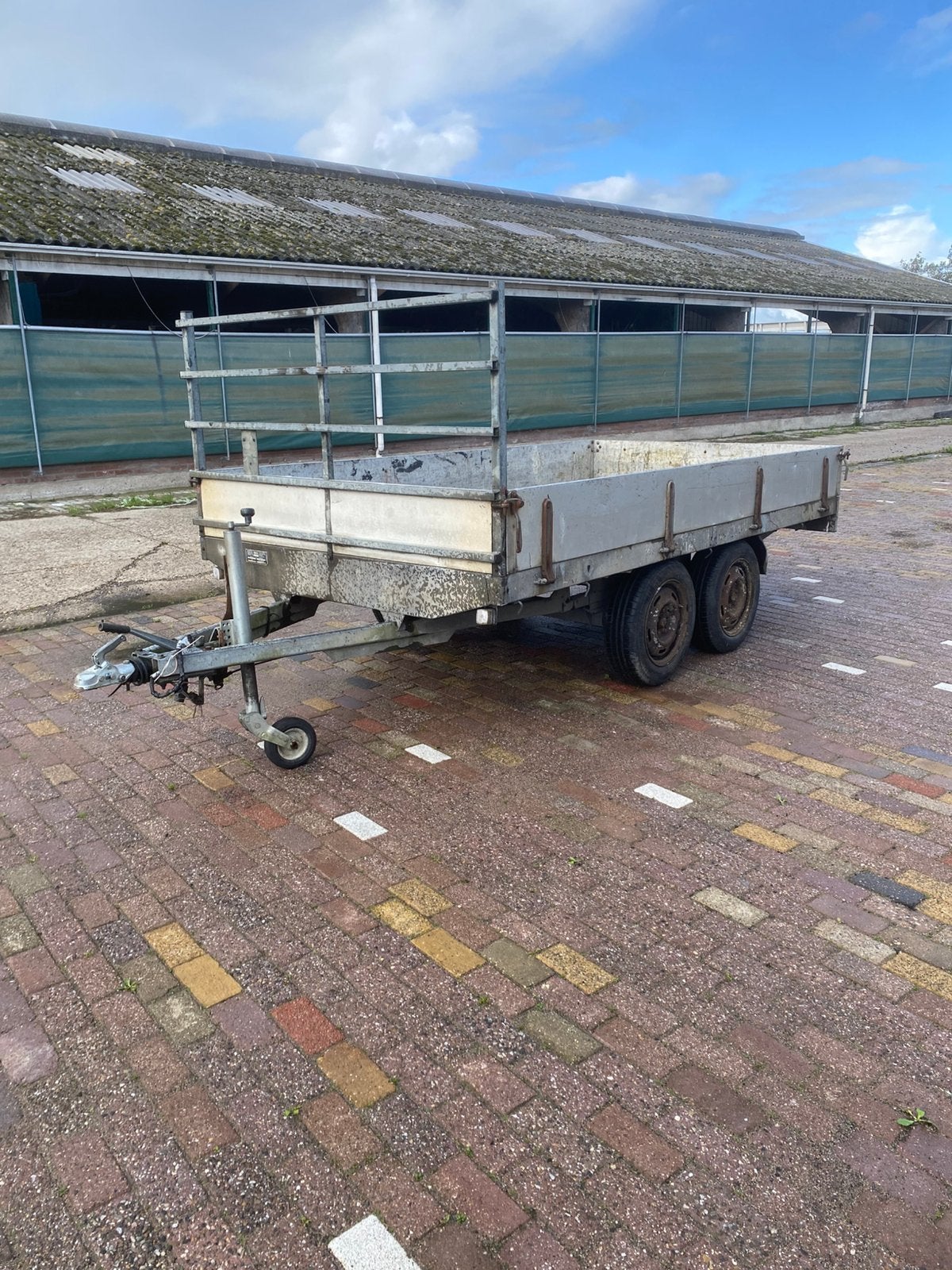 Plateauwagen hapert 330x180 2700kg, Auto diversen, Ophalen, Gebruikt