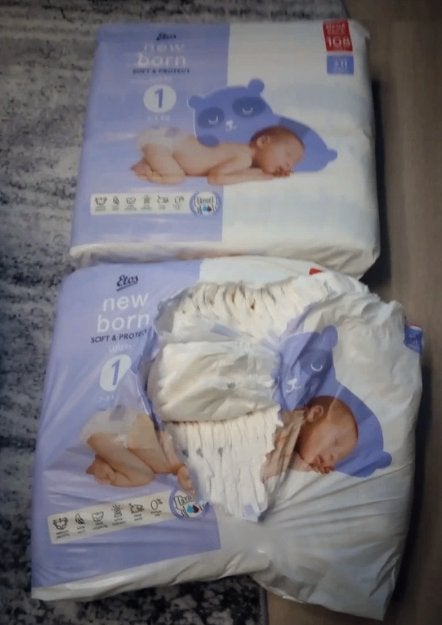 Etos new born luiers maat 1 2-5 kg 108 stuks en een aangebr, Ophalen of Verzenden, Nieuw, Overige typen
