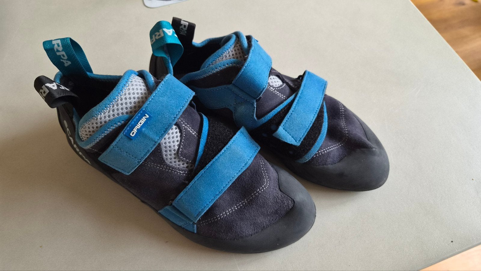 Scarpa Origin Klimschoenen 42,5 - ZGAN, Blauw, Scarpa, Sportschoenen, Ophalen of Verzenden