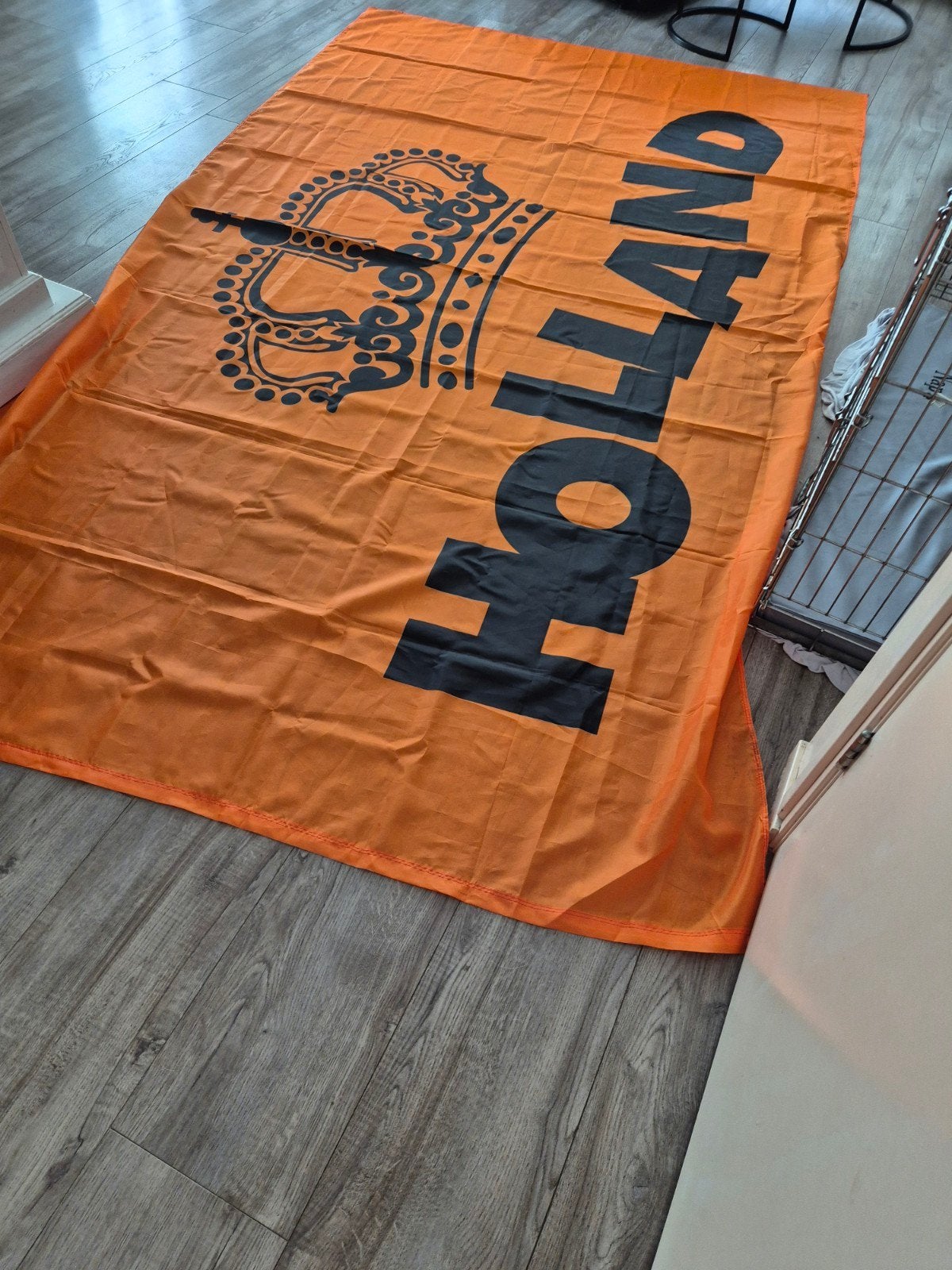Oranje doek  holland 3 meter breedt, Ophalen of Verzenden