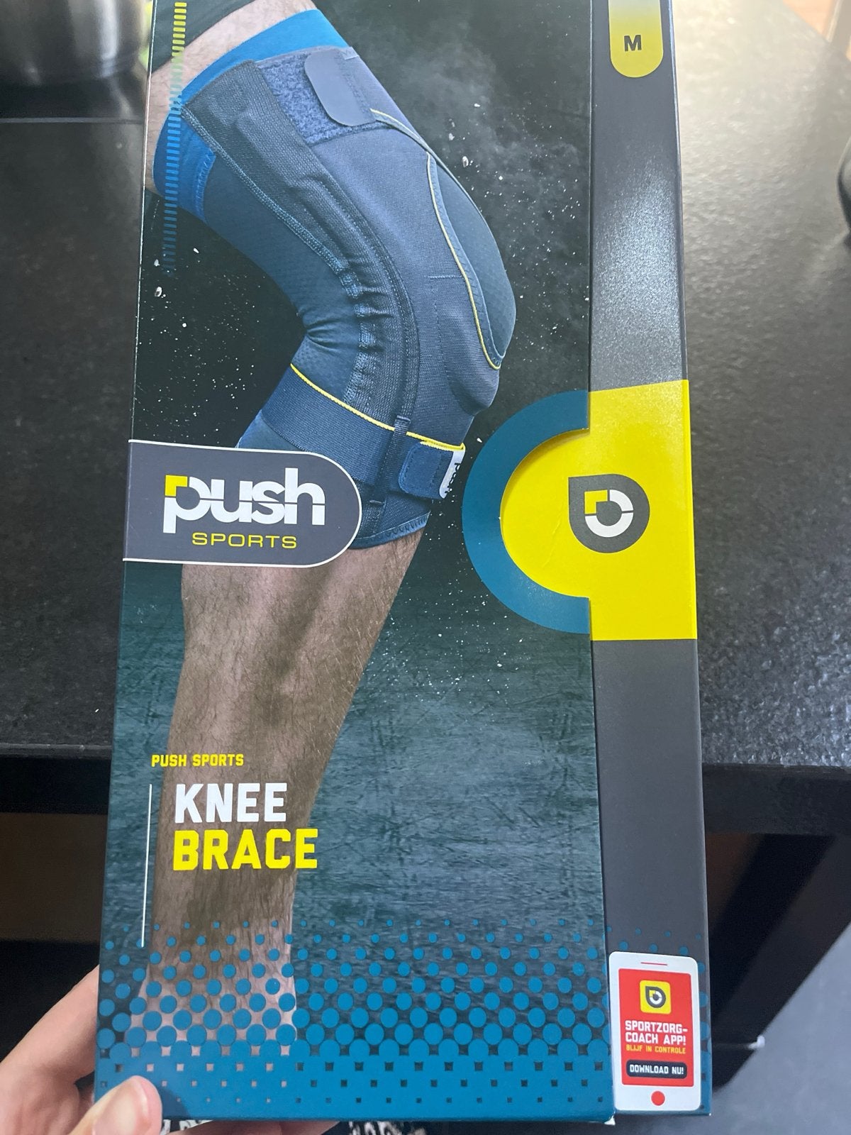 Knie brace maat M van push sports, Ophalen of Verzenden, Zo goed als nieuw
