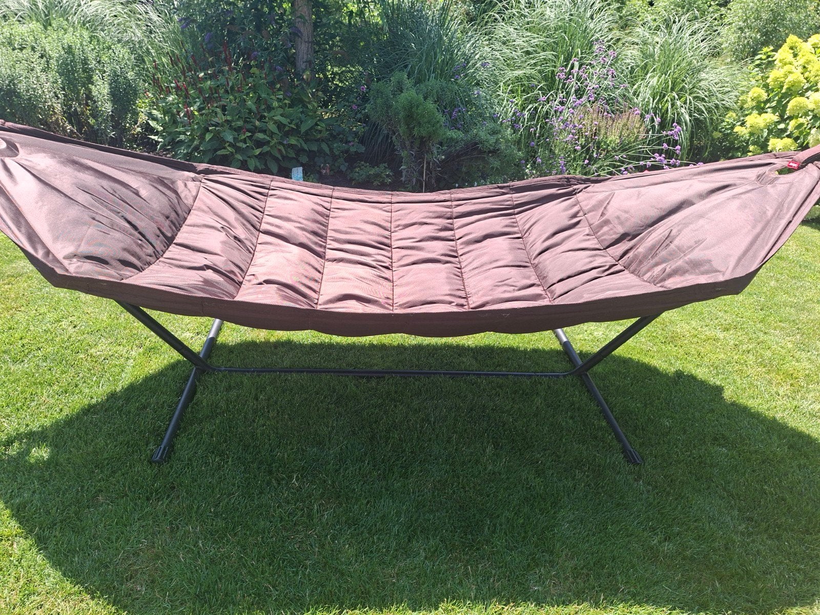 Fatboy Headdemock hangmat met standaard, Tuin en Terras, Hangmatten, Ophalen, Opvouwbaar, Gebruikt, Meerpersoons