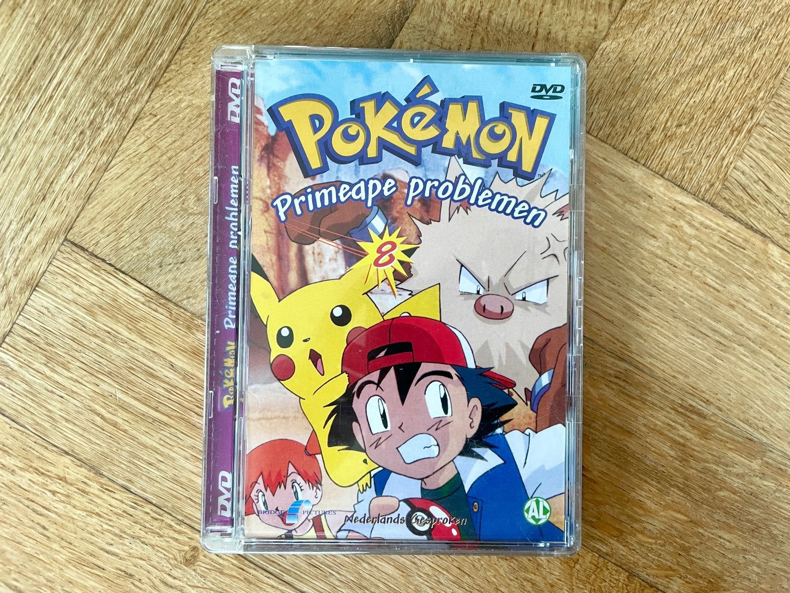 Pokémon - Deel 8 - Primeape Problemen (nette staat), Zo goed als nieuw, Alle leeftijden, Anime (Japans), Ophalen of Verzenden