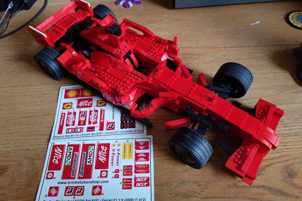 Lego Ferrari 8157 1:9, Gebruikt, Lego, Ophalen of Verzenden, Racers