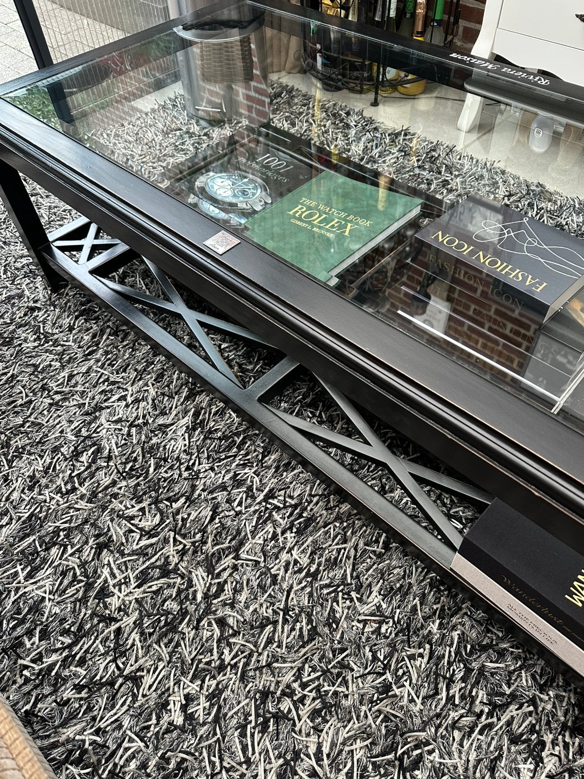 Rofra salon tafel, Huis en Inrichting, Ophalen, 100 tot 150 cm, 50 tot 100 cm, Zo goed als nieuw