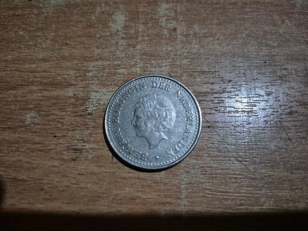 Nederlandse Antillen 1 Gulden Koningin Beatrix, Verzenden, Zilver, Losse munt, 5 gulden