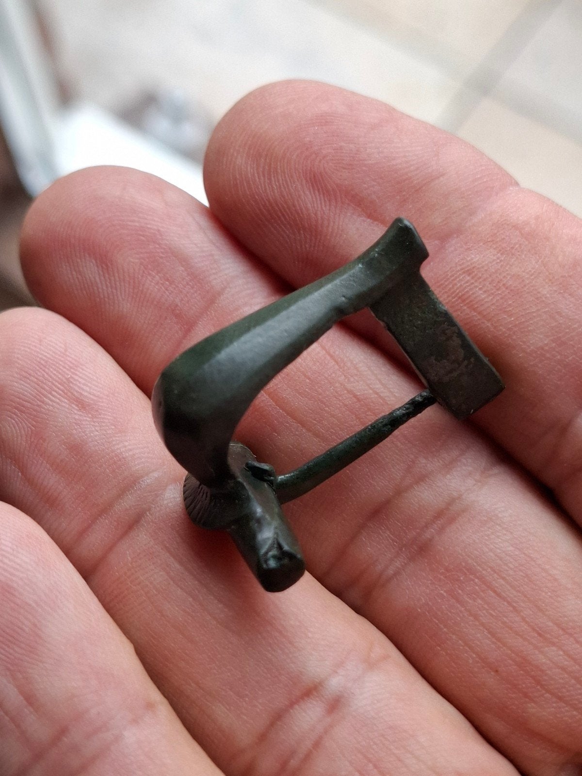 romeinse knie fibula bodemvondst, Ophalen of Verzenden