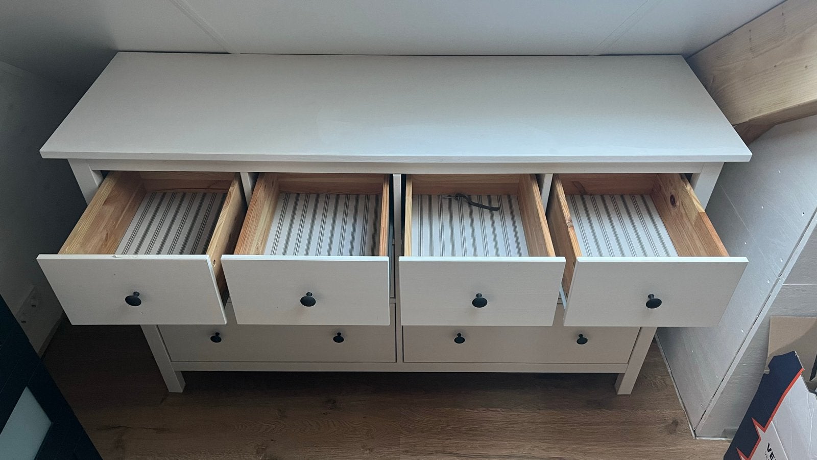 Nette IKEA hemnes ladekast met 8 laden, Ophalen, Gebruikt, 5 laden of meer, 150 tot 200 cm