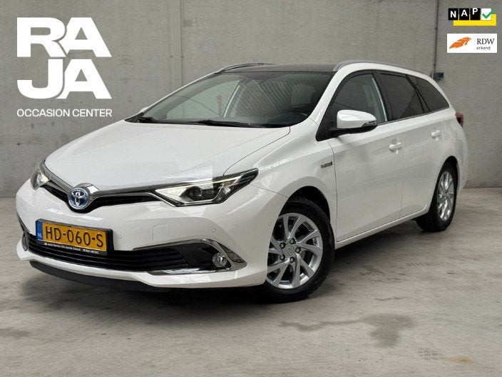 Toyota Auris Touring Sports 1.8 Hybrid Lease pro Cruise Clim, Auto's, Dealer onderhouden, 28 km/l, Gebruikt, Euro 6