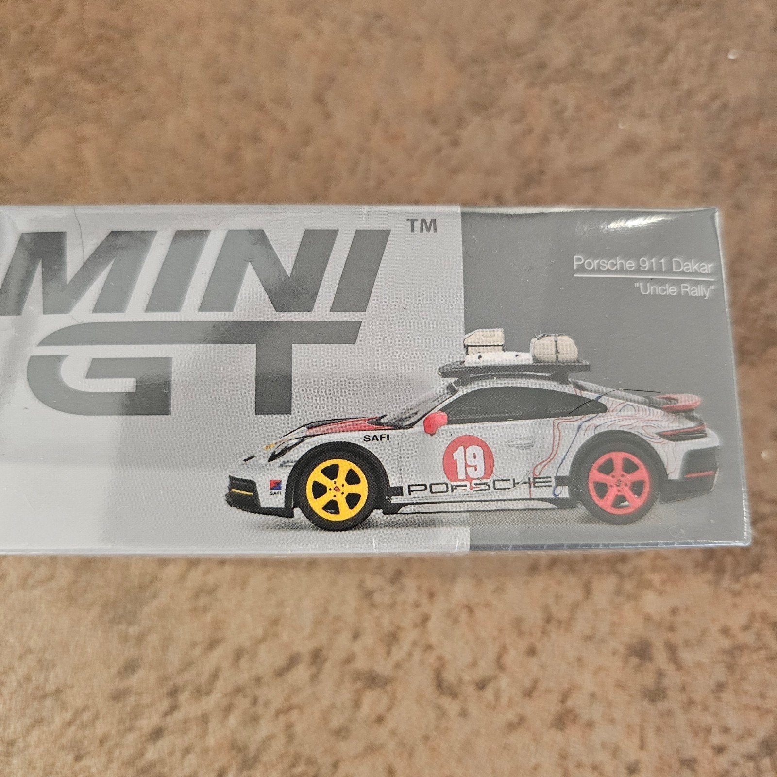 Mini GT Porsche 911 Dakar "Uncle Rally" Modelauto, Ophalen of Verzenden, Mini gt, Onbekend, Onbekend