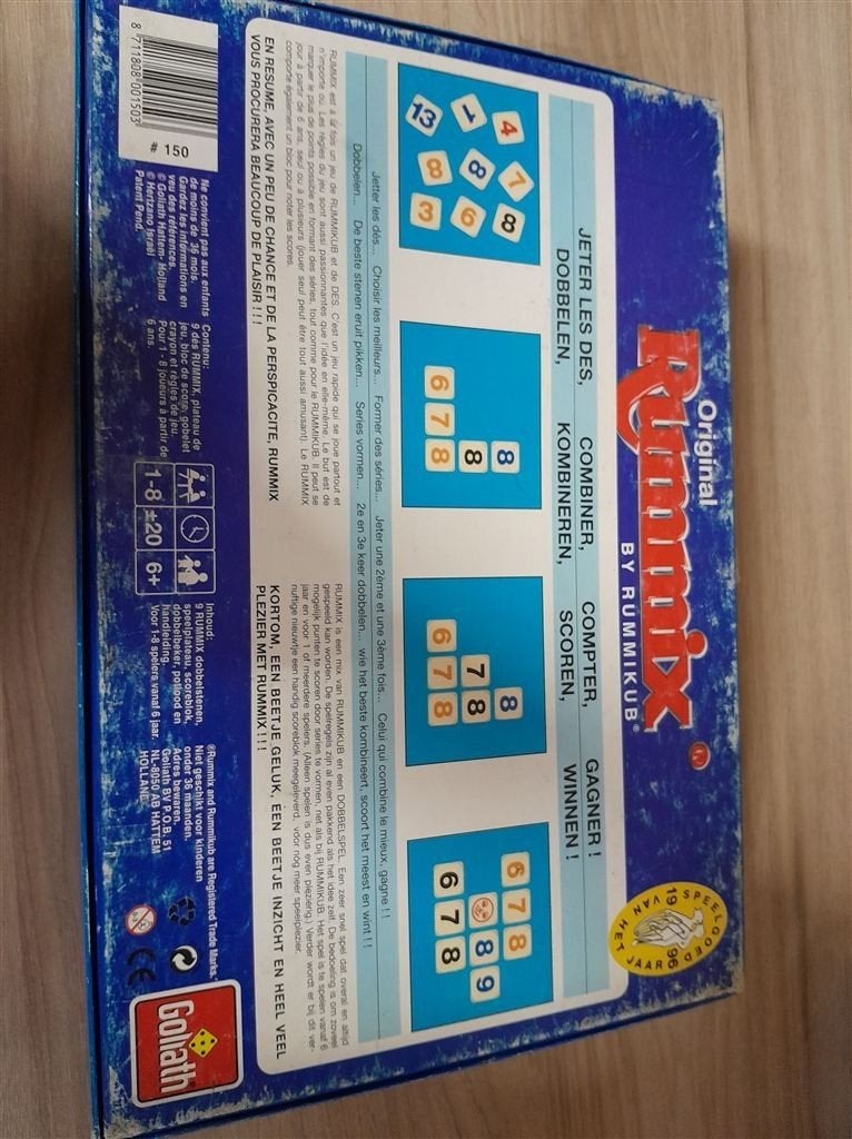 Rummix by rummikub - s3950, Verzenden, Zo goed als nieuw