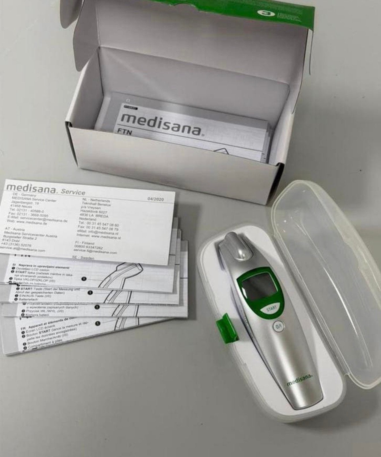 Medisana FTN Digitale Voorhoofdthermometer 6-1 thermometer, Diversen, Nieuw, Ophalen of Verzenden, H, H