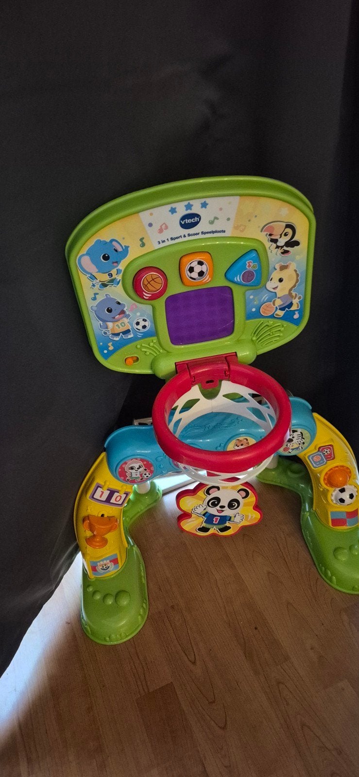 vtech scoor voetbal doel + 2 ballen, Ophalen, Zo goed als nieuw, 6 maanden tot 2 jaar