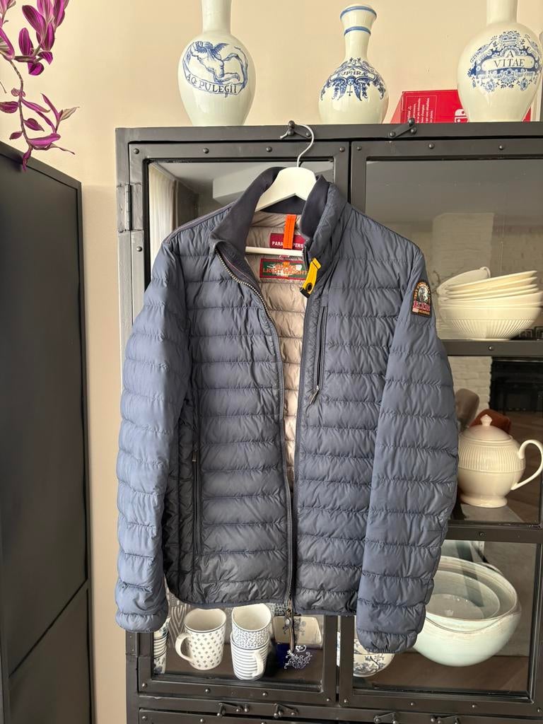 Mooie parajumper tussenjas, Kleding | Heren, Jassen | Zomer, Ophalen of Verzenden, Zo goed als nieuw, Blauw