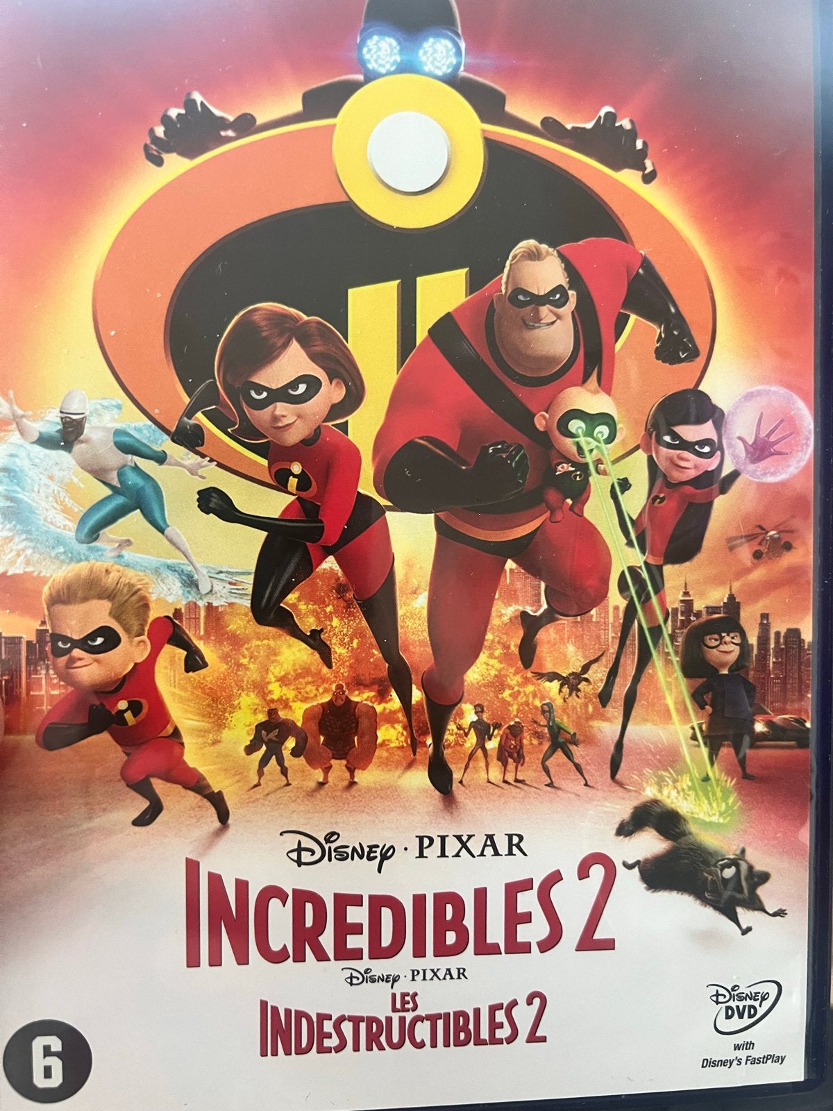 Incredibles 2 DVD - Disney Pixar Film met Bao Short Film, Animatie, Alle leeftijden, Nederlands, Film