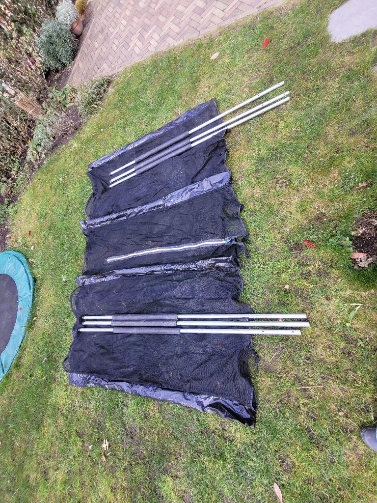 Salta Combo trampoline veiligheidsnet met frame, Ophalen, Gebruikt