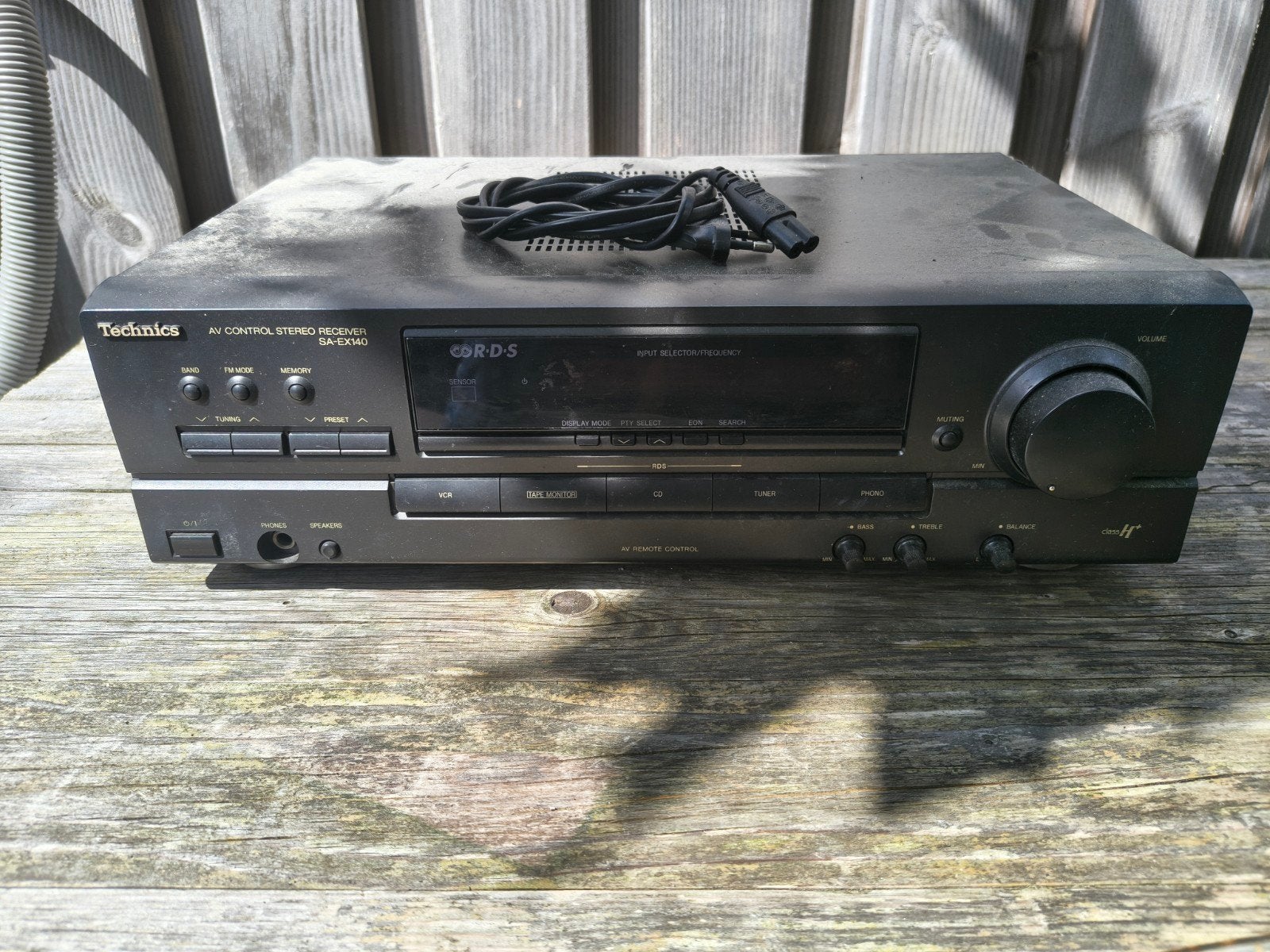 Technics SA-EX140 AV Control Stereo Receiver, Gebruikt, 60 tot 120 watt, Stereo, Ophalen