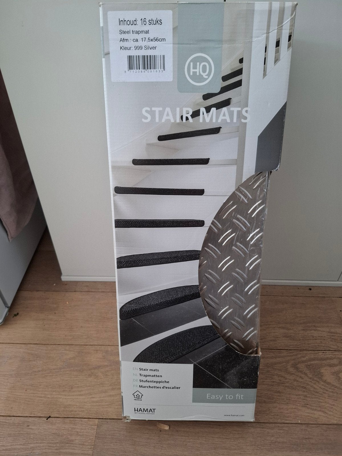 16 trapmatten steel, Huis en Inrichting, Stoffering | Tapijten en Kleden, Ophalen, Nieuw, Overige vormen