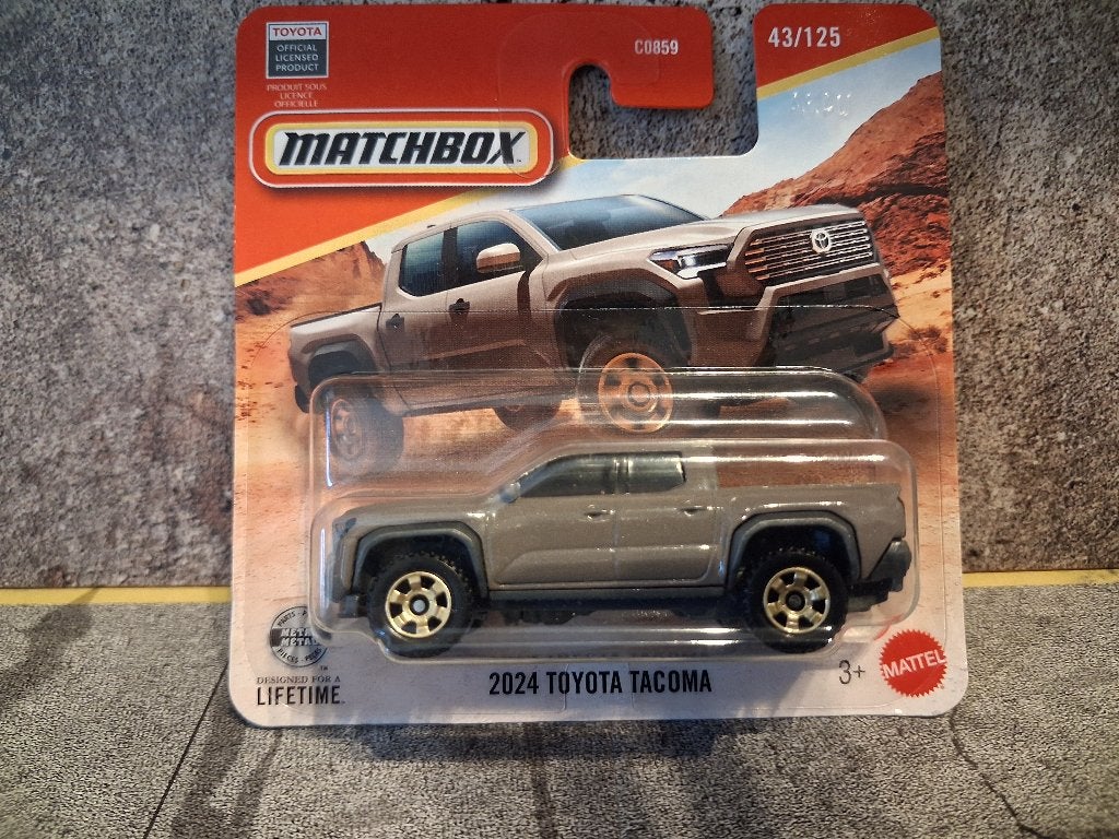 2024 Toyota Tacoma van Matchbox, Ophalen, Nieuw, Auto