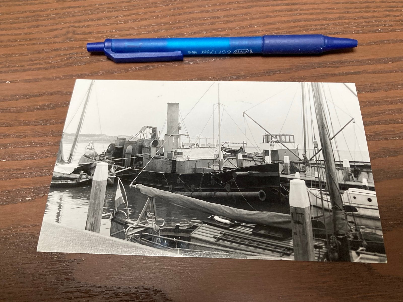 Zeldzame fotokaart s.s. BORNRIF DOEKSEN, Verzamelen, Ophalen of Verzenden