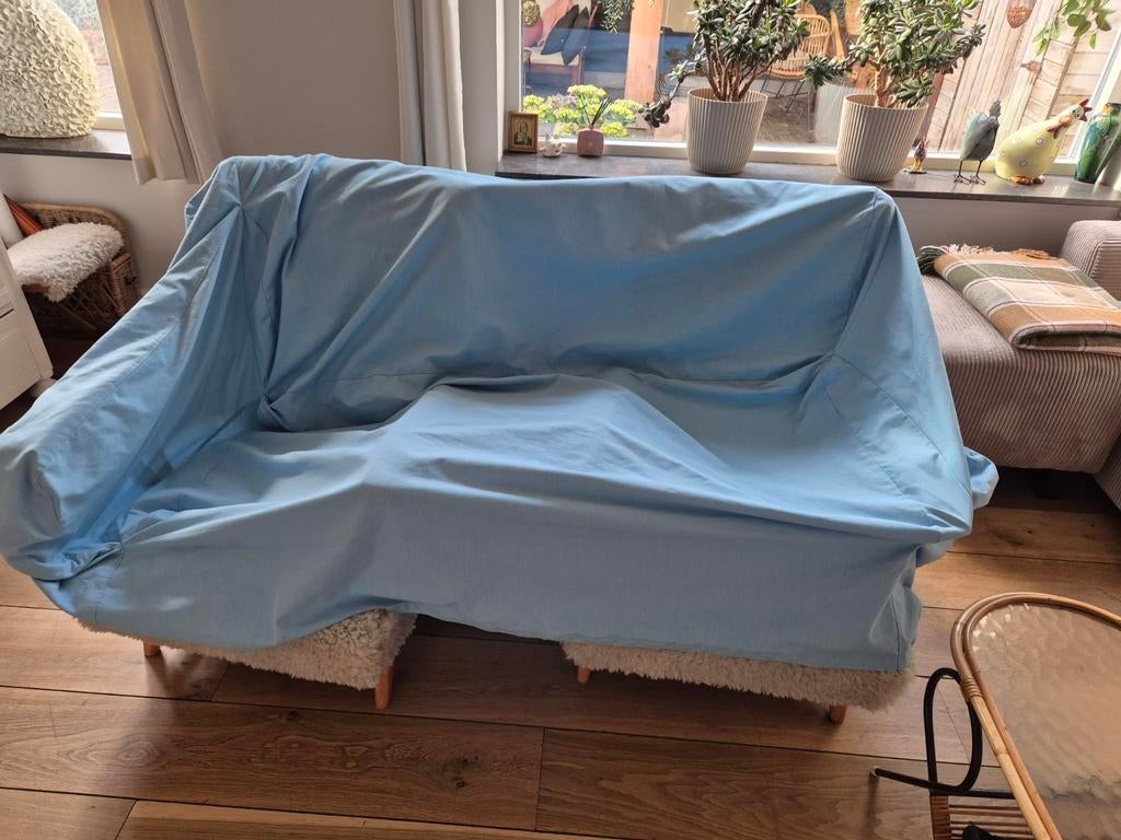 IKEA Klippan 2-zitsbank hoes - Lichtblauw (Gebruikt), Gebruikt, 150 tot 200 cm, Tweepersoons, 75 tot 100 cm