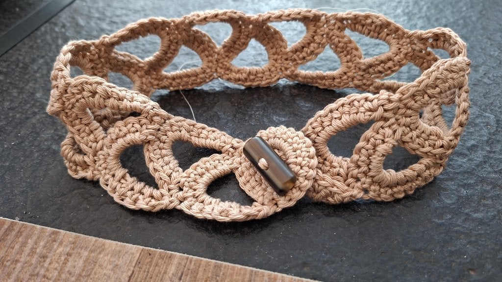 HAARBAND NIEUW HANDGEMAAKT, Sieraden, Tassen en Uiterlijk, Ophalen of Verzenden, Nieuw, Haarspeld