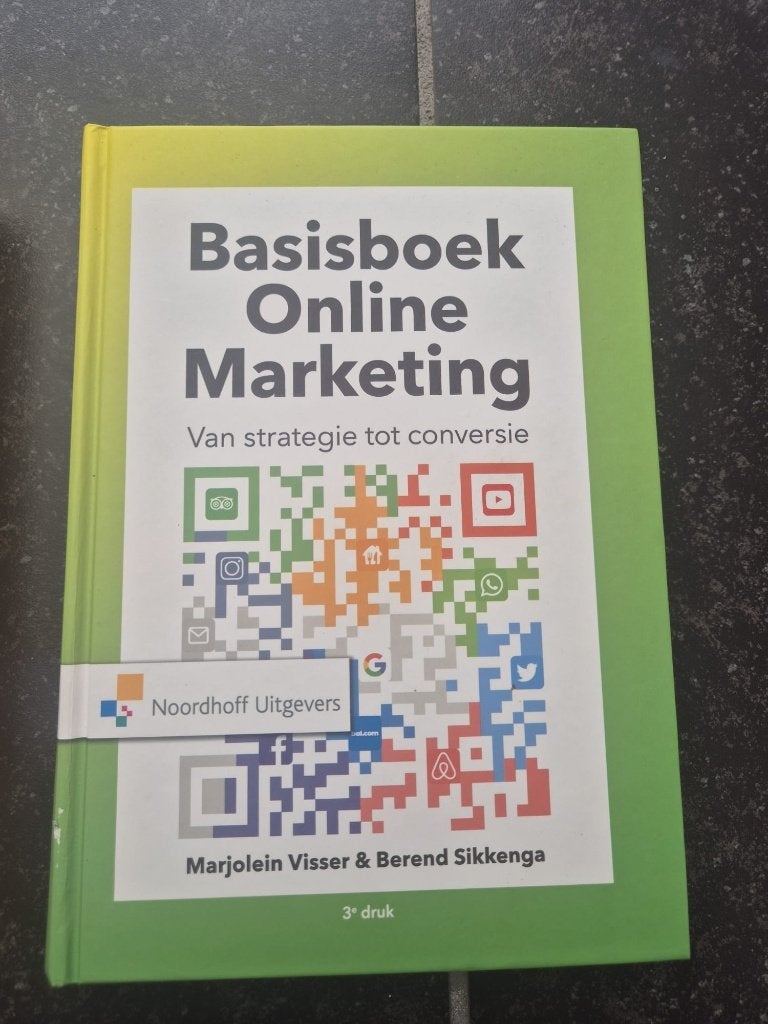 Basisboek Online Marketing - 3e druk, Zo goed als nieuw, Gamma, Marjolein Visser & Berend Sikkenga, HBO
