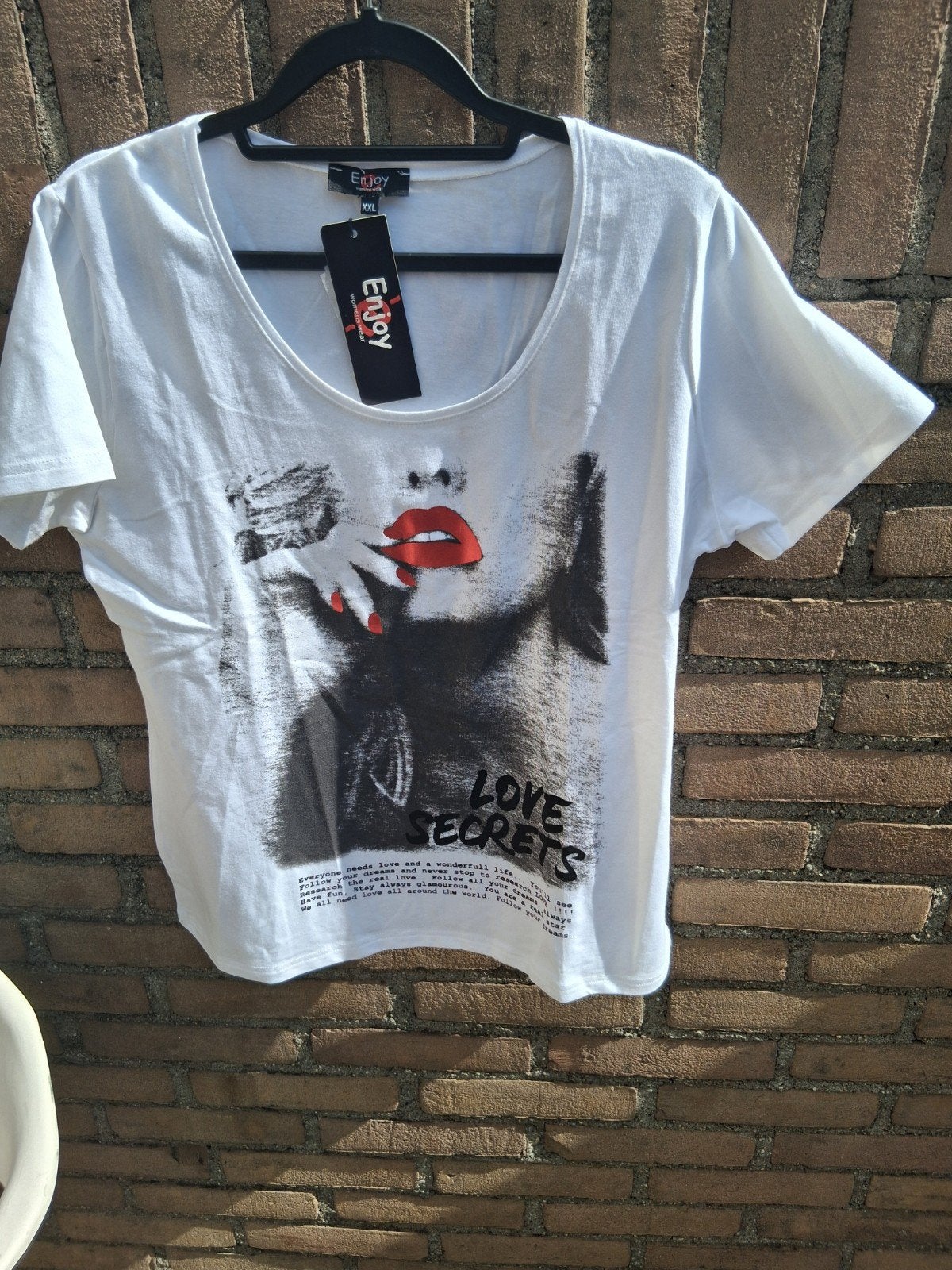 Nieuw katoen dames shirt van Enjoy  (xxl), Kleding | Dames, Ophalen of Verzenden, Nieuw, Maat 46/48 (XL) of groter, Korte mouw