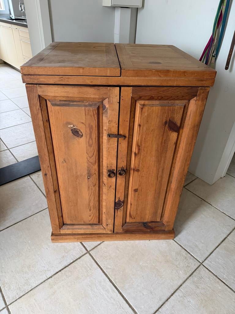 Vintage houten minibar, Huis en Inrichting, Kasten | Overige, Ophalen, Gebruikt