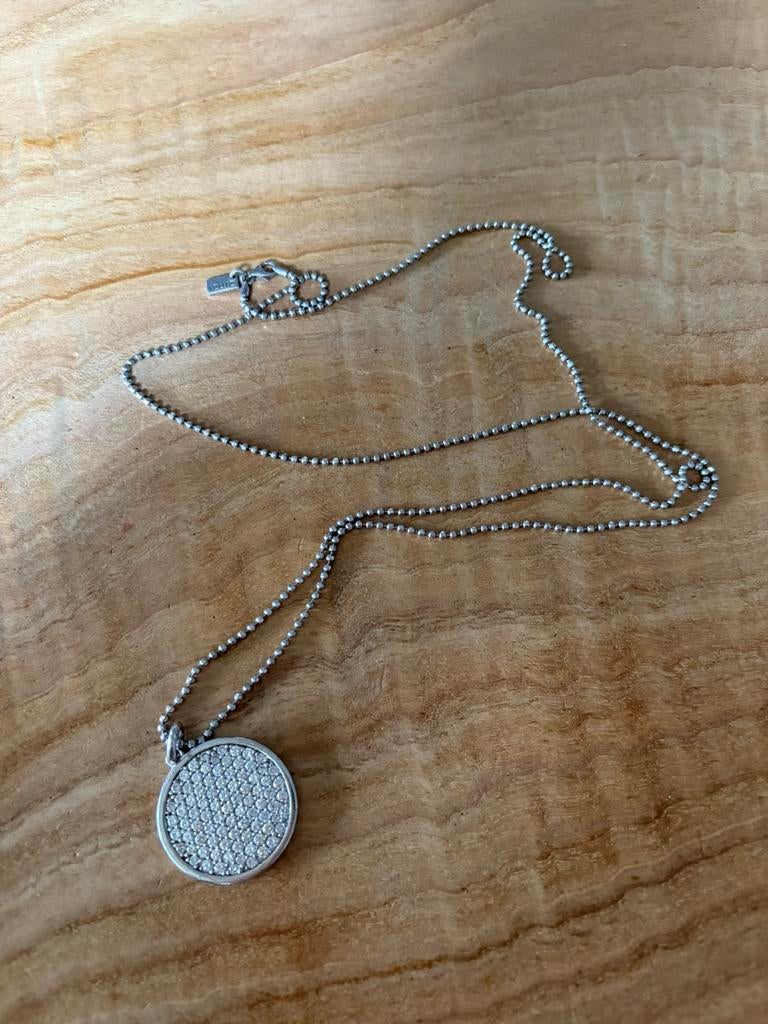 Zinzi ketting + hanger, Ophalen of Verzenden, Zo goed als nieuw, Zilver