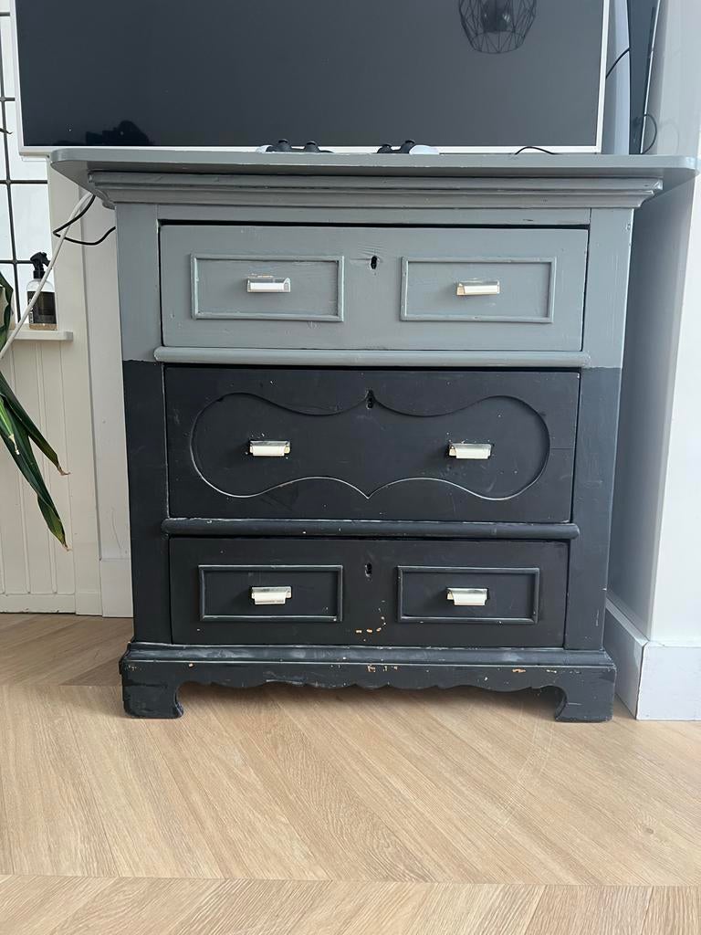 Antieke commode, Ophalen, Gebruikt, 100 tot 150 cm, 50 tot 100 cm