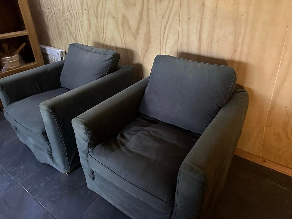 Linteloo Easy Living Bank 3/4 + 2 Fauteuils, 250 tot 300 cm, Gebruikt, 100 tot 125 cm, Ophalen of Verzenden