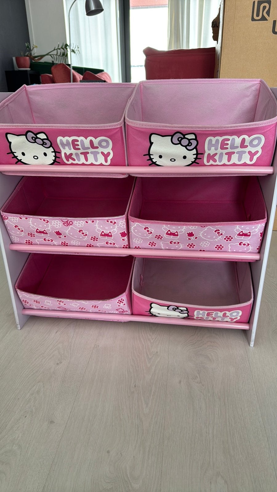 Hello kitty opbergmeubeltje, Ophalen, Minder dan 75 cm, 50 tot 70 cm, 105 cm of meer