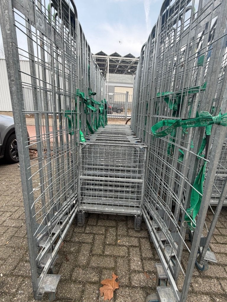 rolcontainers 2 en 3heks nestbaar inc vervoer, Doe-het-zelf en Verbouw, 100 liter of meer, Ophalen of Verzenden, Gebruikt, Transportkar