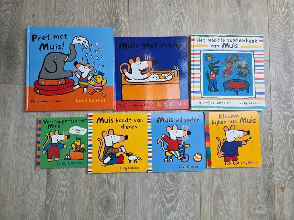 7x Muis / Lucy Cousins boeken, Ophalen of Verzenden, Gelezen