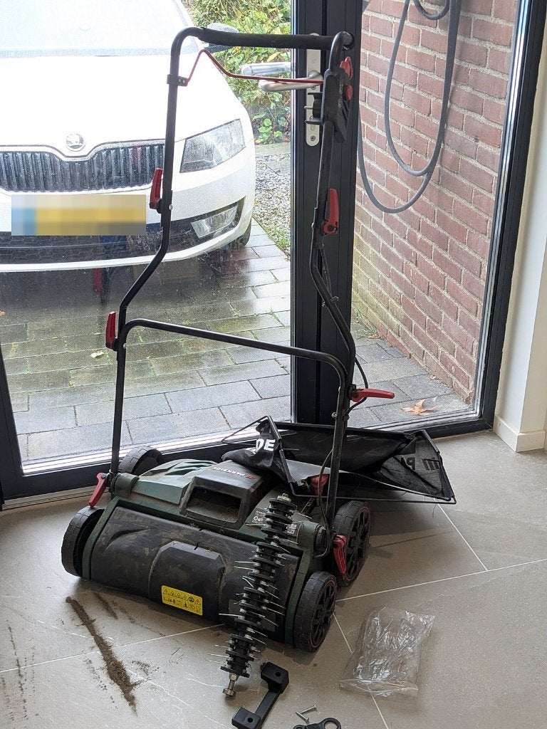 Parkside verticuteermachine + beluchter, 1x gebruikt, Ophalen, Gebruikt, Elektrisch, Parkside