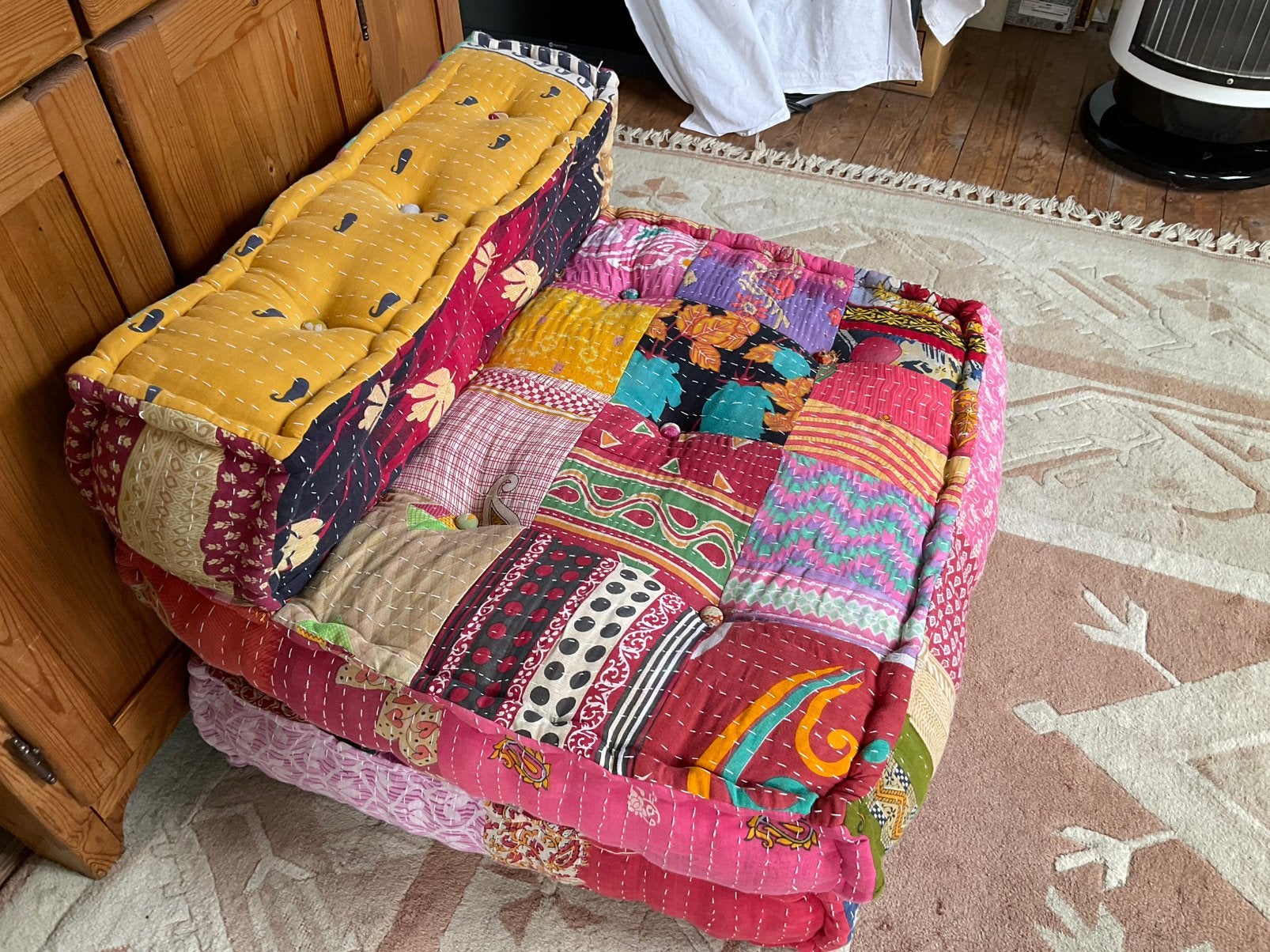 Zitkussen ibiza stijl, Huis en Inrichting, Ophalen, Zo goed als nieuw, Vierkant