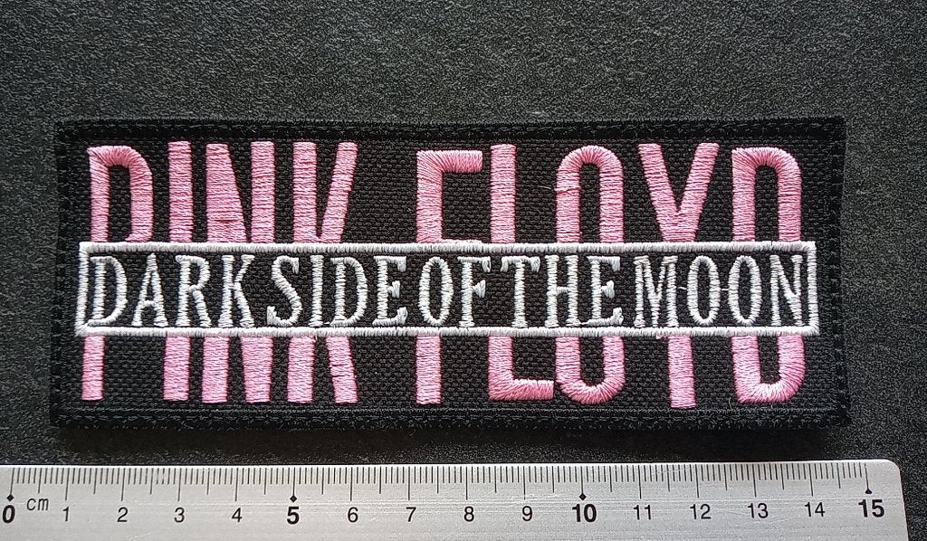 Pink Floyd mooie dark side of the moon embroidered patch 25, Ophalen of Verzenden, Nieuw, Kleding