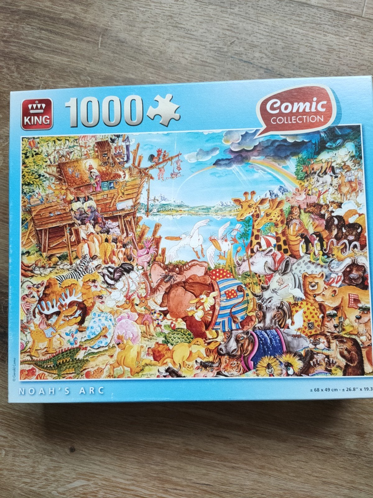 King 1000 stukjes legpuzzel - Noah's Ark Comic Collection, Hobby en Vrije tijd, Denksport en Puzzels, Ophalen
