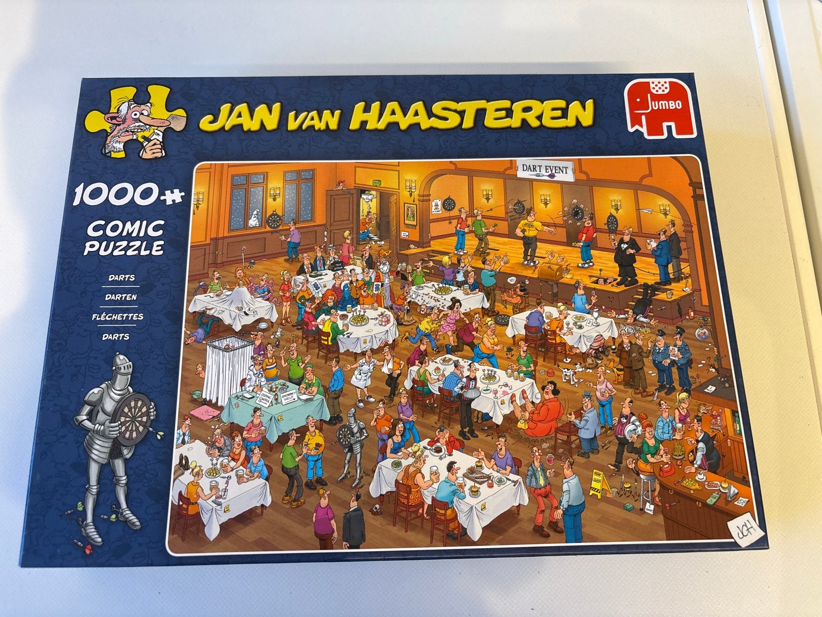 Jan van Haasteren 1000 stukjes Darts Comic Puzzel, Ophalen of Verzenden, 500 t/m 1500 stukjes, Zo goed als nieuw, Legpuzzel