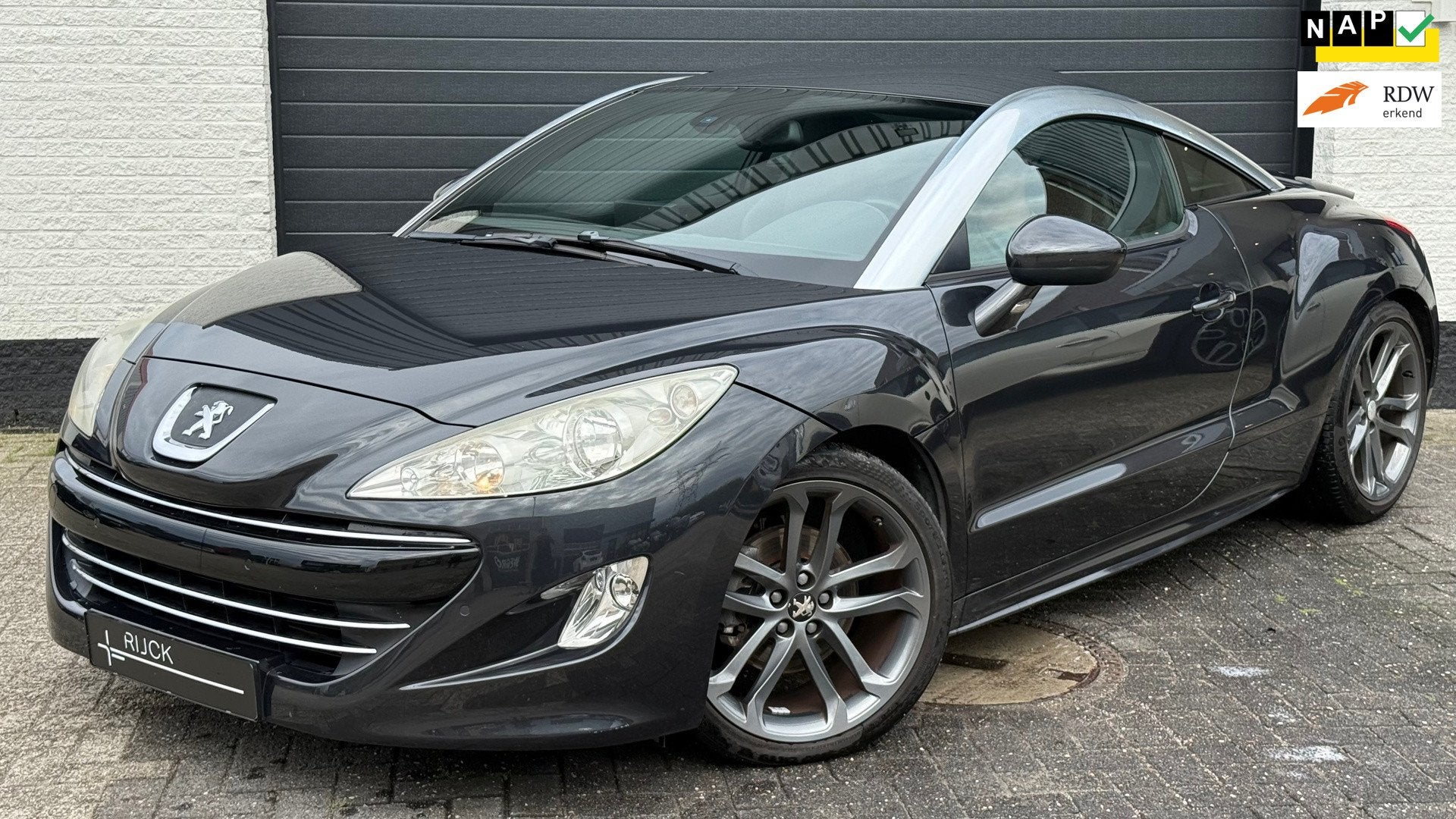 Peugeot RCZ 1.6 THP Automaat | Memory | Stoelverwarming | Na, Auto's, Peugeot, Gebruikt, Zwart, 4 stoelen, Bedrijf
